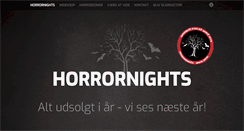 Desktop Screenshot of horrornights.dk